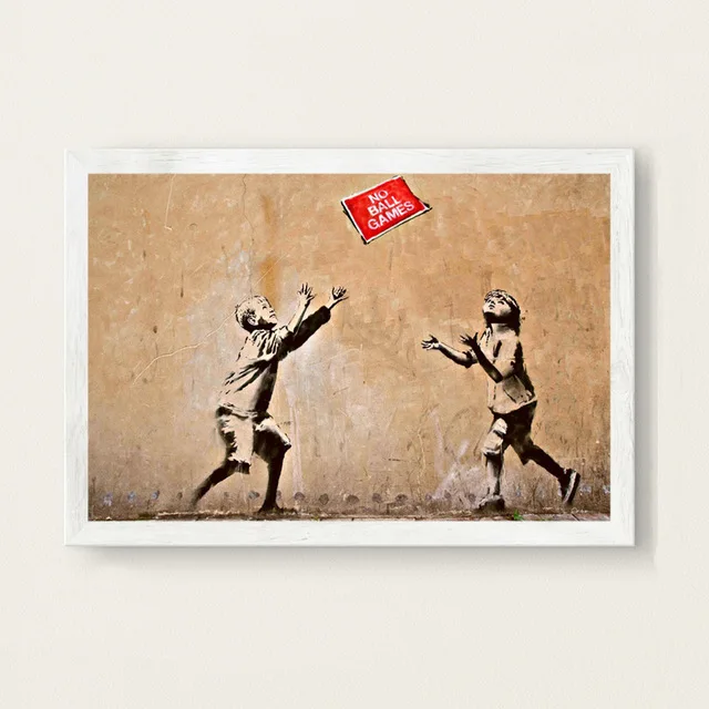 12 Banksy граффити современное искусство уличное искусство Искусство Живопись Шелковый Холст плакат настенный домашний декор - Цвет: 12