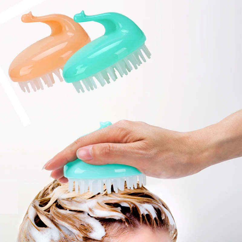 1 шт. детский шампунь детские силиконовые щетки для купания мягкая Массажная