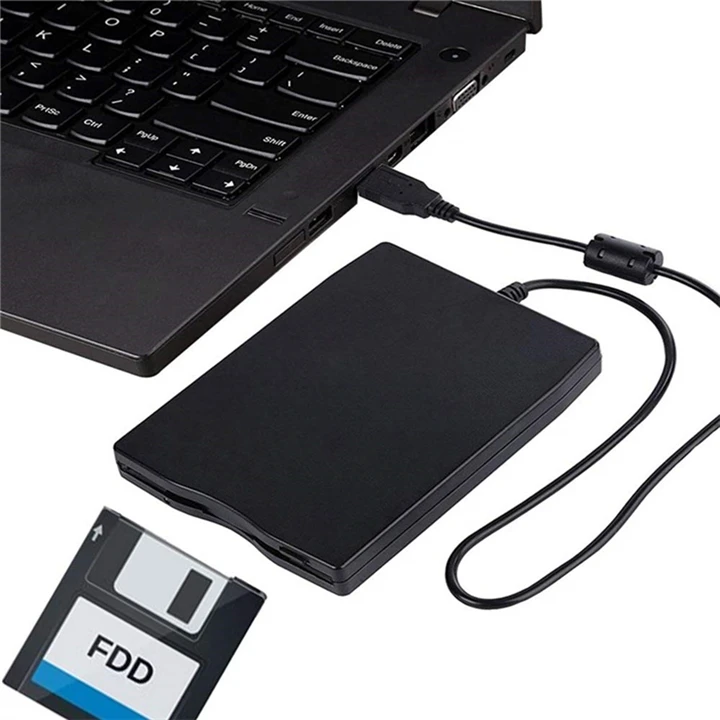 YiYaYo 3,55 Портативный USB внешний дисковод гибких дисков 1,44 MB FDD эмуляторы CD не требуется дополнительная r, Plug and Play