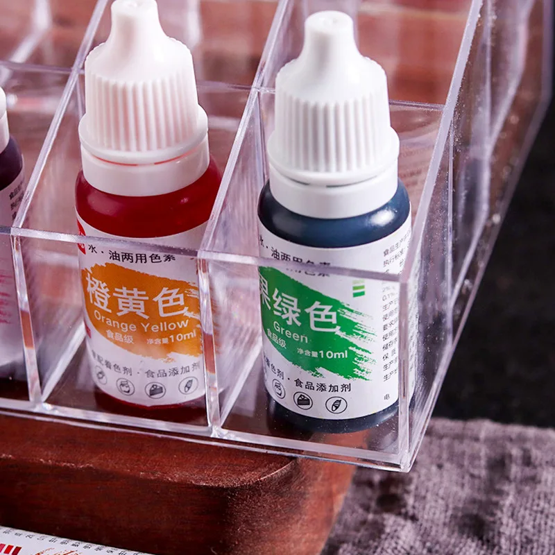 10ML/Bottle Cream Cake Food Coloring Ingredients Fondant Edible Color Pigment Pastry Decorating Tools Baking Accessories |