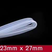 transparent flexible silicone tube id 23mm x 27mm od food grade non toxic drink water rubber hose milk beer soft pipe connect