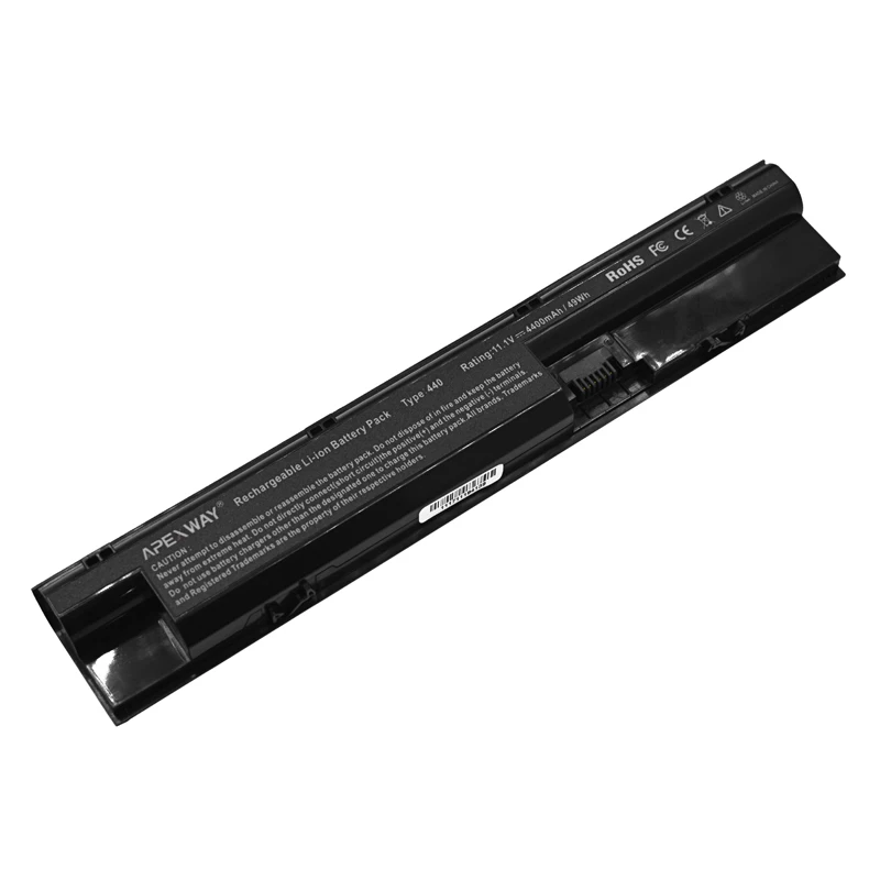 Аккумулятор Apexway для ноутбука HP ProBook 440 445 450 455 470 G0 G1 6 ячеек Новый аккумулятор HSTNN W98C