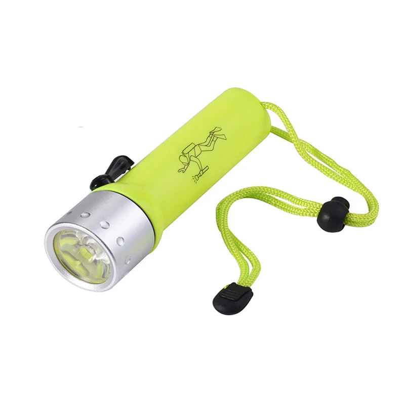 

Diving Flashlight LED Super Underwater 2000LM Waterproof Torch Lamp Professional Scuba for Dive Swimming Under Water Sport