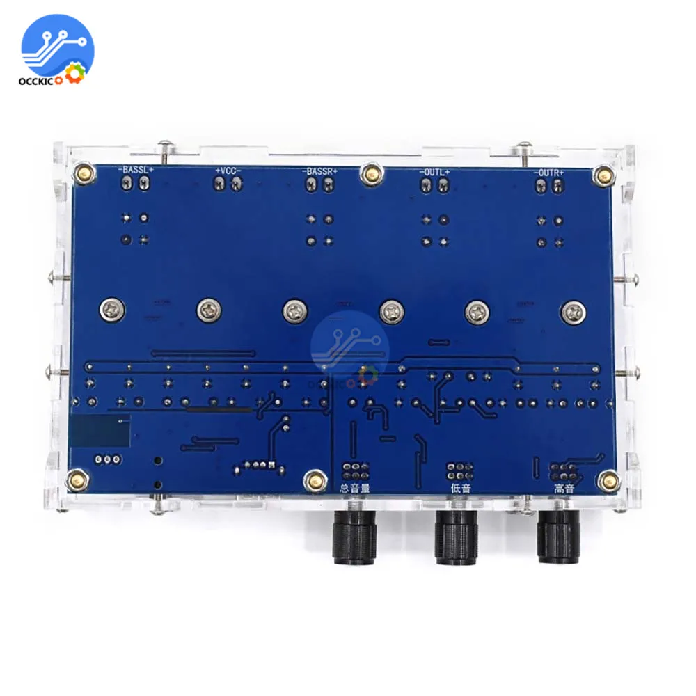 XH A310 Bluetooth 5 0 усилитель доска TPA3116 аудио 50Wx2 + 100Wx2 4 канальный цифровой Мощность