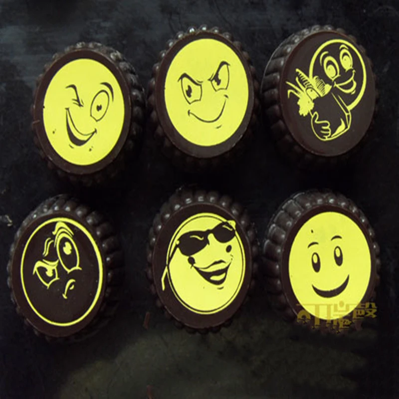 10 шт. бумага для переноса шоколада пресс форм пищевая выпечки ко Дню Святого