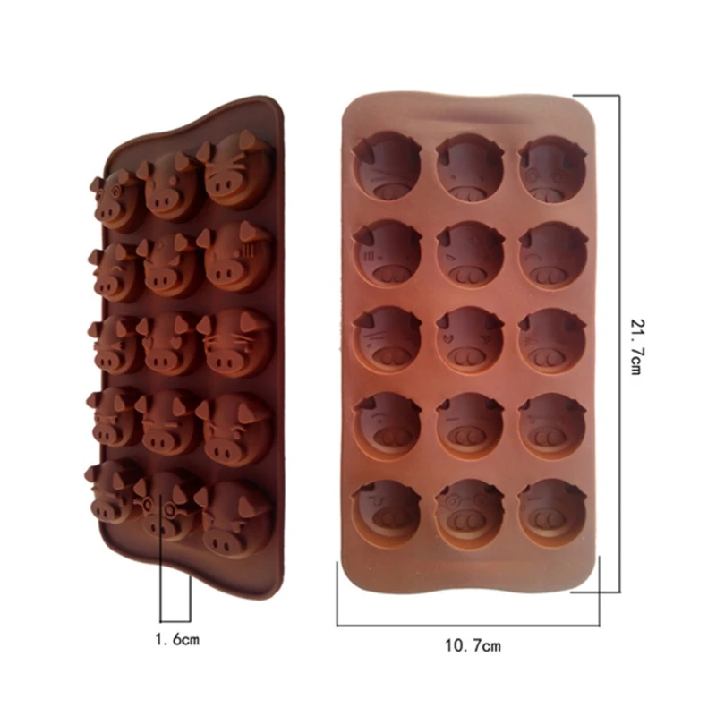 Силиконовая форма для шоколада сделай сам Мультяшные Инструменты выпечки в