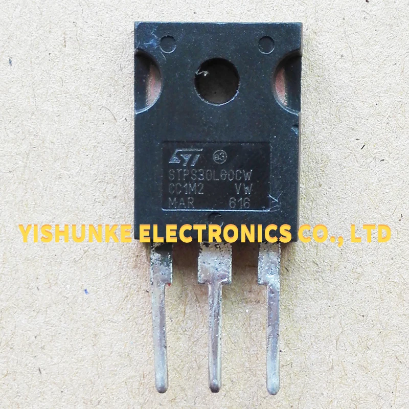 1 шт./лот STPS30L60CW STPS30L60 30A 60V TO 247|Аксессуары для батарей и ЗУ| |
