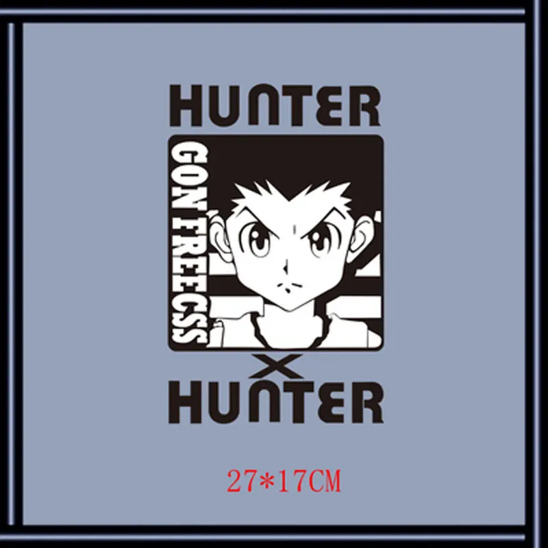 

Cartoon Anime Cool Hunter Iron-on Transfers For Clothing DIY Heat Transfer Vinyl Thermo-Sticker Ironing Patches Custom Patch