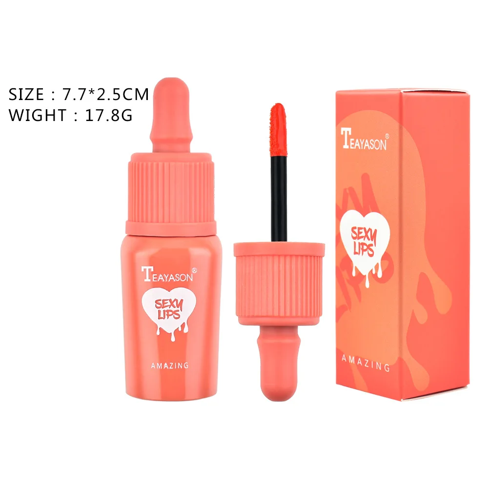 

Women's Cosmetics Bottle Lip Dye Non Fading Cup Liquid Lip Gloss Professional Makeup Artist High Quality Matte Lipstick Lasting