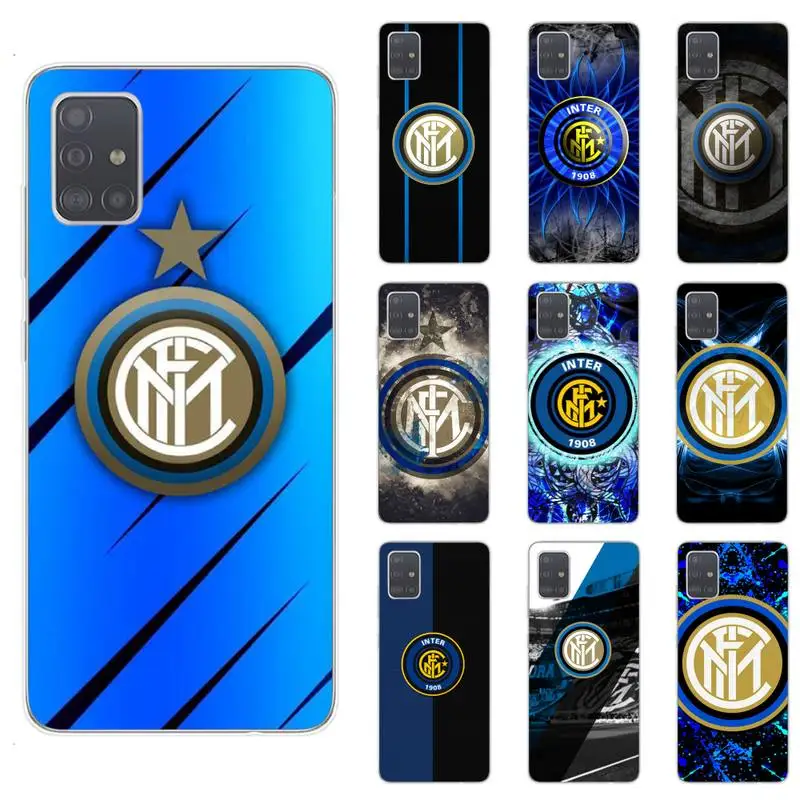 

Inter club Phone Case For Samsung S4 S5 S6 S7 Edge S8 S9 S10 Plus S20 Lite Fe Note20 Ultra A71 A21S Cover Fundas Coque