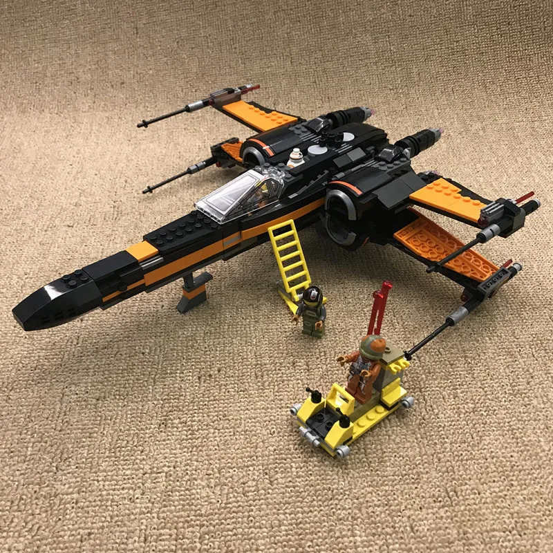748 шт БЛОКИ Звездные Wars кирпичи игрушки Poe X wing Fighter собранные строительные блоки