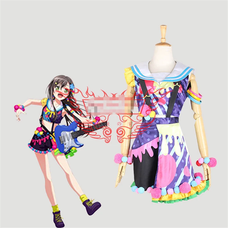 

Аниме платья маскарадный костюм BanG Dream Poppin'Party Hanazono Tae Lolita Dress Christmas Cos A