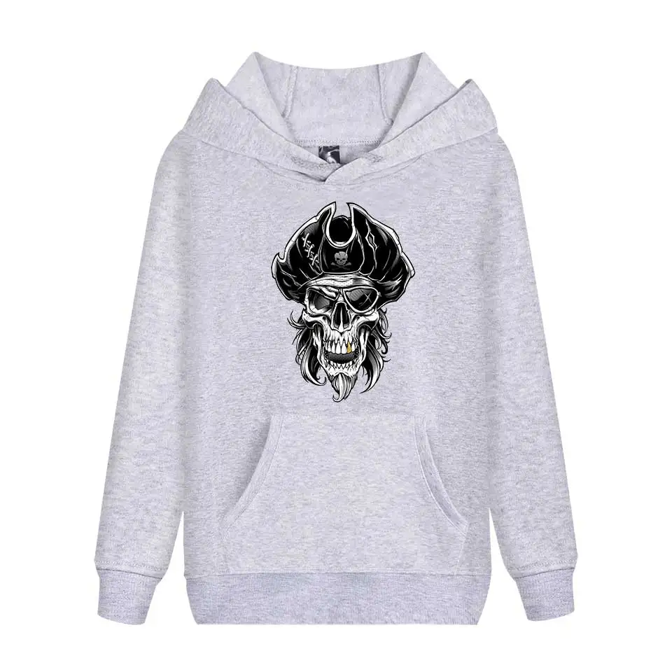 

Skull Pirate Captain New Man Harajuku Sweatshirts Casual Wear Fashion Couple Cloth Unisex Hooded Streetwear Hip Hop Sweatshirt
