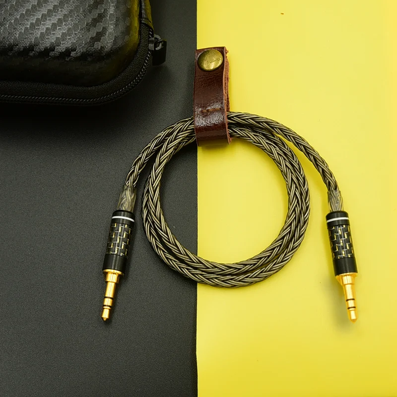 Мини-джек Aux штекер-штекер Hifi линия динамика 7n Occ 3 5 мм кабель De аудио для ПК