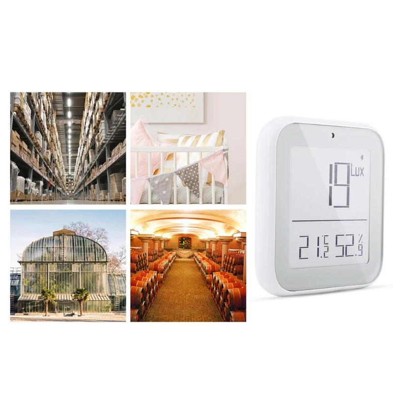 

Smart Hygrometer Thermometer 3-in-1 Bluetooth/Zigbee Version Room Temperature Humidity Sensor for Home Office