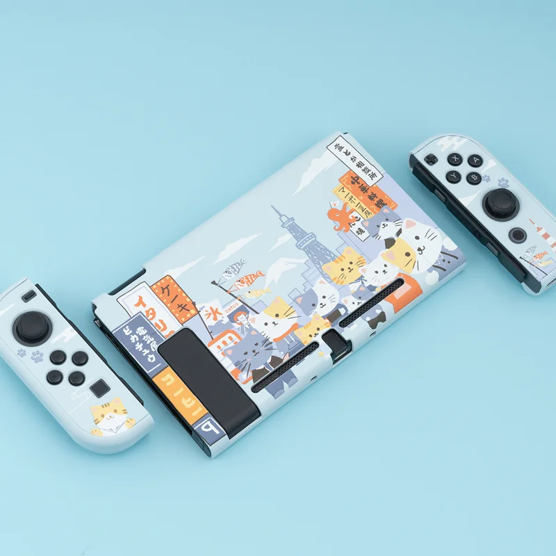 Geekshare чехол Для Nintendo переключатель Осаки кошки веселый дизайн милый Фея Лига