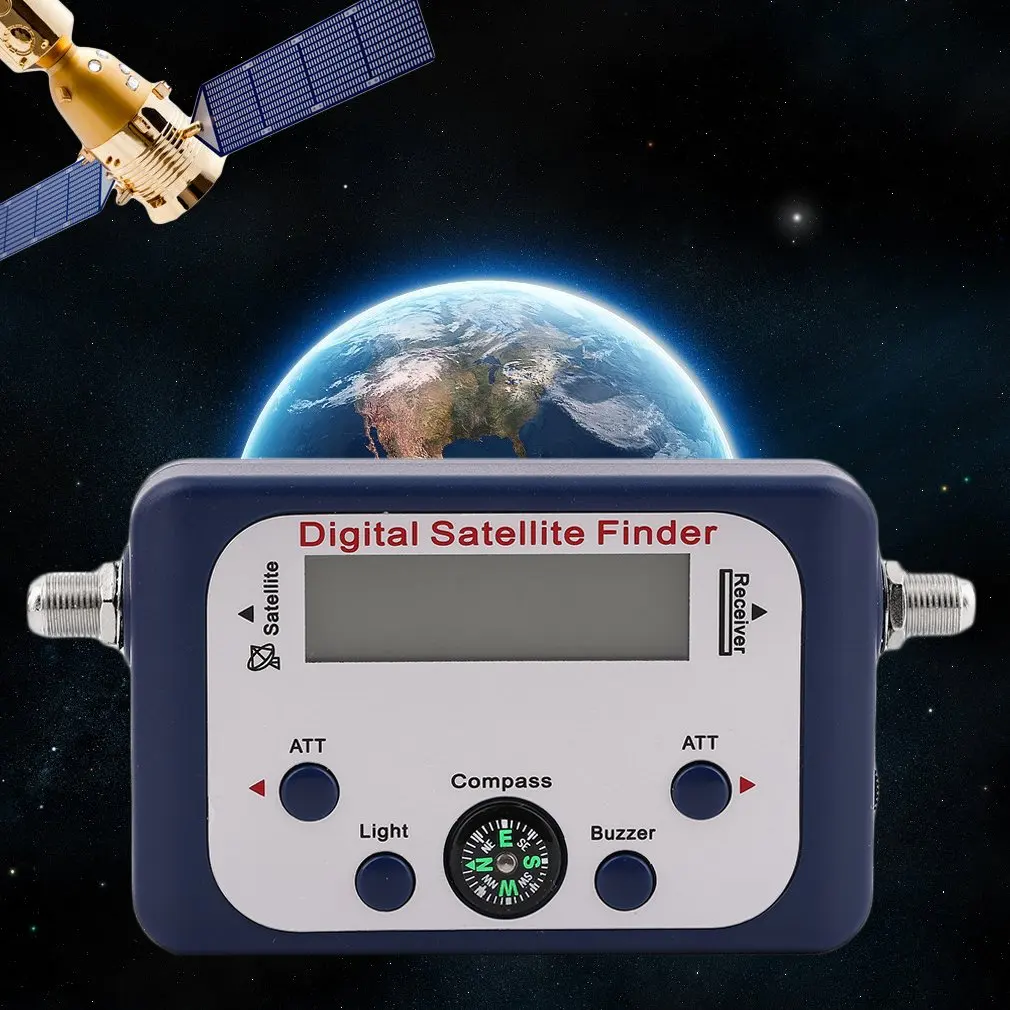 Digital Satellite Finder SF-95DR Meter Satlink Receptor TV Signal Receiver Sat Decoder DVB-T2 Satfinder