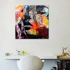 Абстрактные постеры и печатные картины, изображения на стену для гостиной, нанесение краски распылением на холст, украшение дома Куадрос