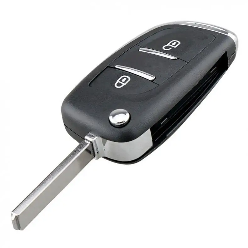CE0523 модифицированный откидной складной 2 кнопки дистанционного ключа автомобиля