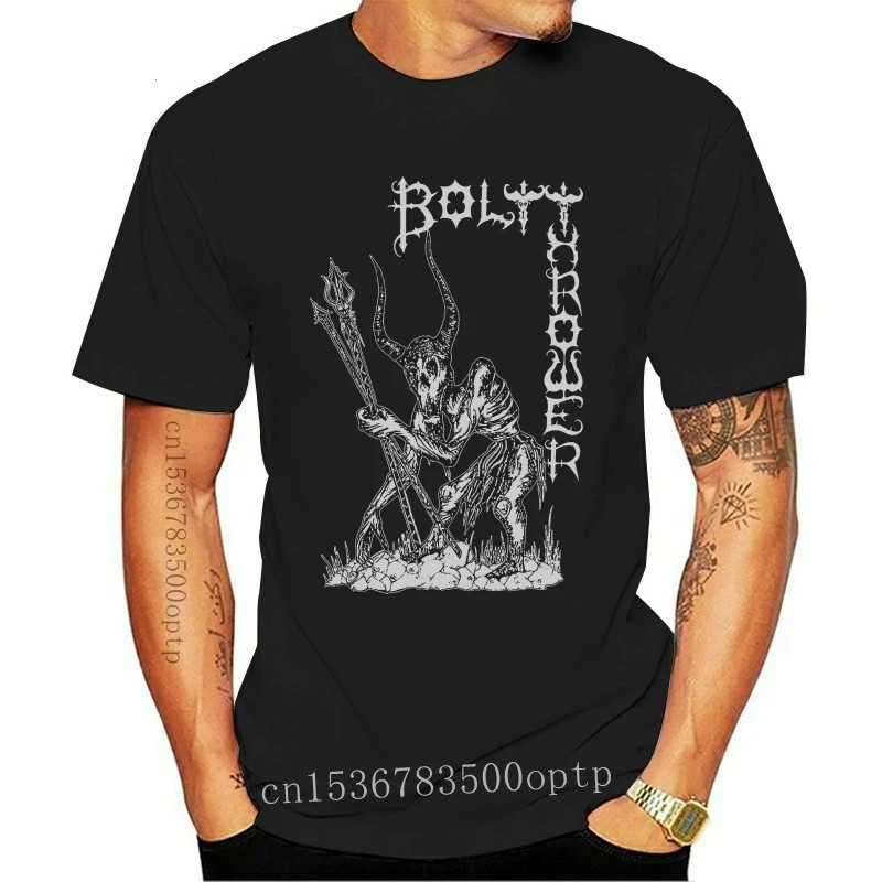 

Design Brand 2021 Men's Bolt Thrower Death Metal Black T-shirt War Master Tee Short Sleeve Cotton Tops