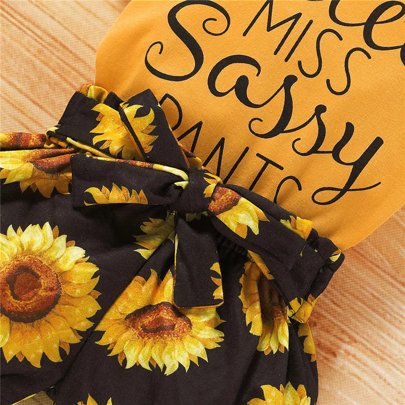 

2020 New Brand Baby Girls Summer Clothing 3Pcs Newborn Baby Girl Clothes Short Sleeve Top Romper Pants Soft Cotton Outfits 0-24M