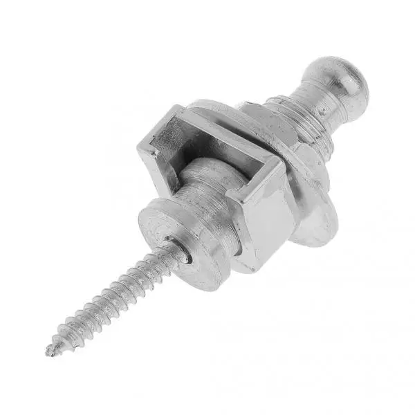 Сплав нескользящий ремень Кнопка Замок серебро для электрогитары и бас | Спорт