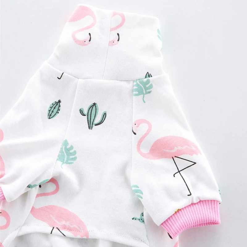 Cute Cat Clothes Pajamas Soft Vest T Shirt for Small Dogs Pet Clothes Clothing Cat Vest Jumpsuit Spring Autumn Outfit 35