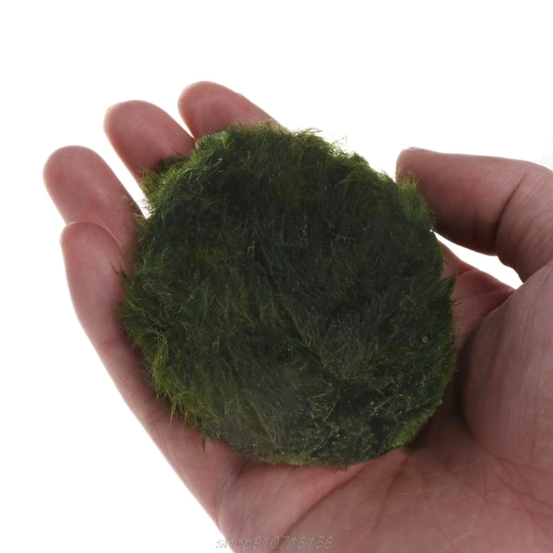 Шар для рыбы из Искусственного мха аквариум декоративный орнамент 2 5-4 5 см