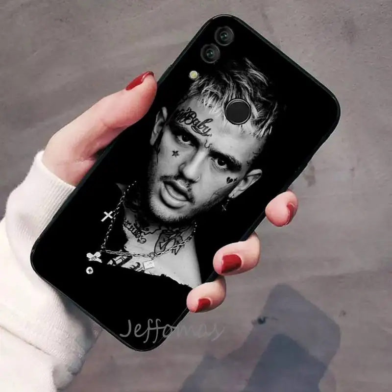 

Hip Hop Rapper Lil Peep Phone Case For Huawei Honor view 7a5.45inch 7c5.7inch 8x 8a 8c 9 9x 10 20 10i 20i lite pro Cover Funda