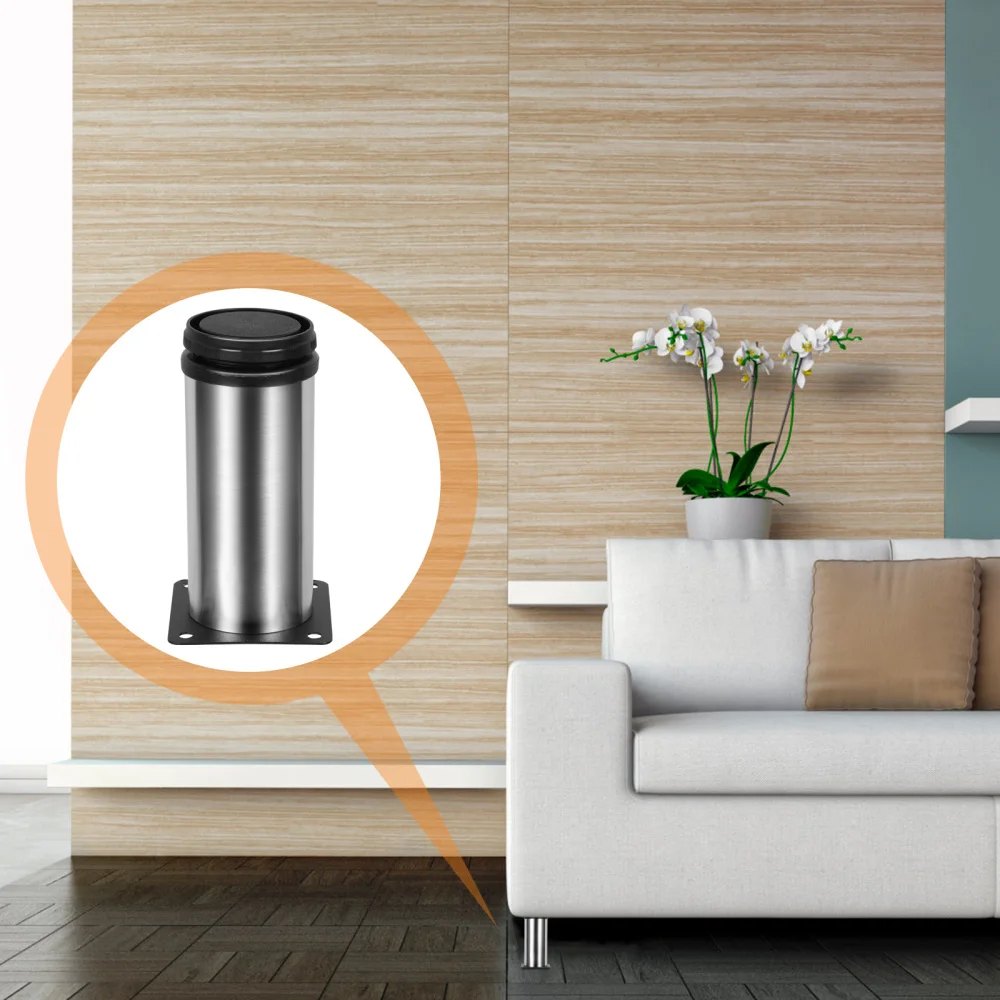 

4pcs Stainless Steel Sofa Legs Replacement Accessories for Furniture Beds