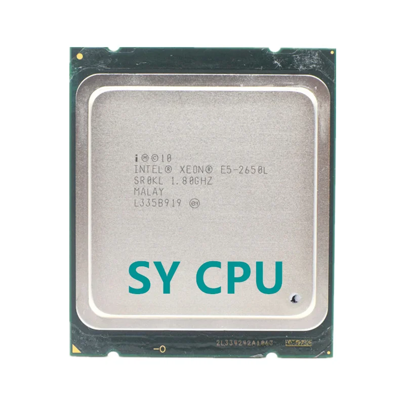 

Intel Xeon E5-2650L E5 2650L 1.8G/20M/8G/s SR0KL 70W LGA 2011 CPU Processor 8-Core working 100% Free Shipping