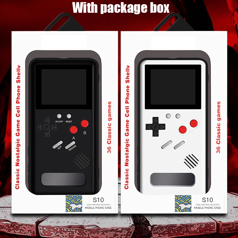 Чехол S20 Ultra S10 Note 10 Plus Gameboy в стиле ретро с 36 маленькими играми для Samsung Galaxy + Pro Phonecase