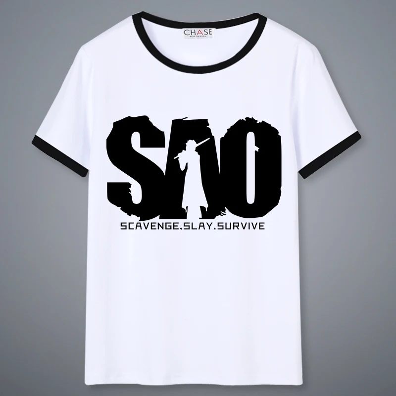 Футболка для косплея по Интернету с изображением меча летняя футболка рисунком