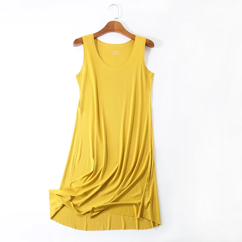 Женское летнее платье без рукавов с круглым вырезом 8 цветов | Женская одежда