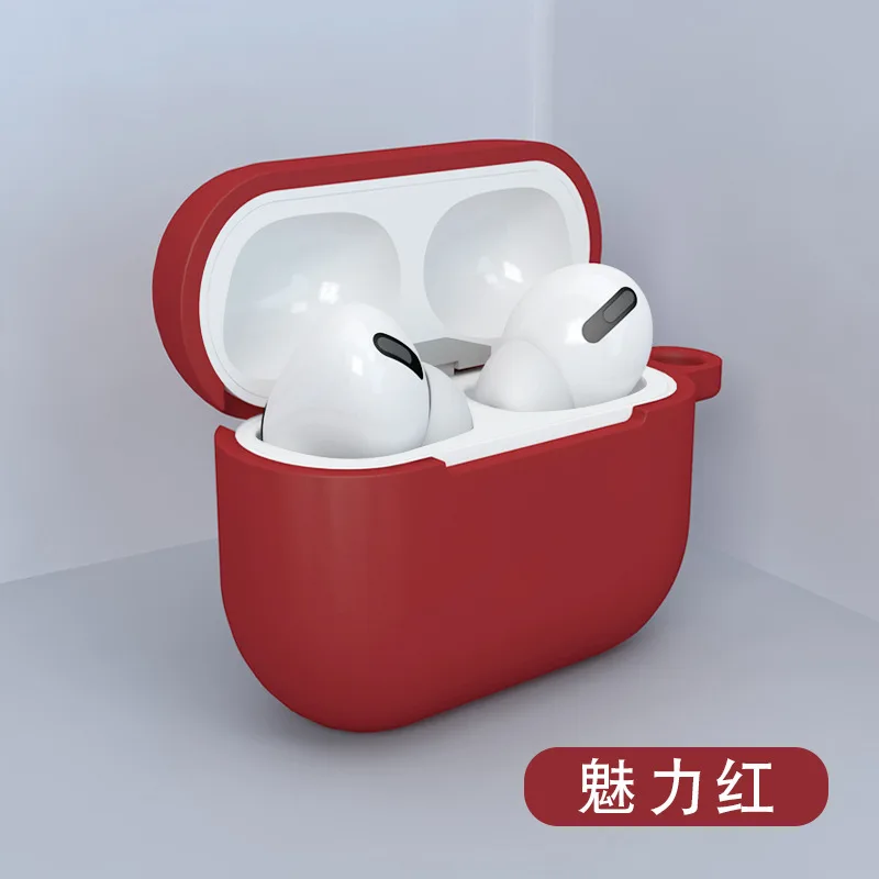 

For Airpods Pro Protective Case Apple Generation Bluetooth Headset Pro Silicone Protective Case Anti Bropping Soft Case