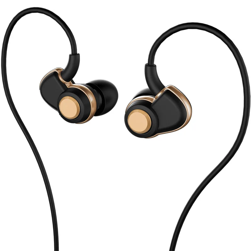 Black gold SoundMAGIC PL30+ IEM наушники спортивные в ухо стерео Hi-Fi наушники с термоусадочным ушным вкладышем обновленная версия PL30 - Цвет: Black gold