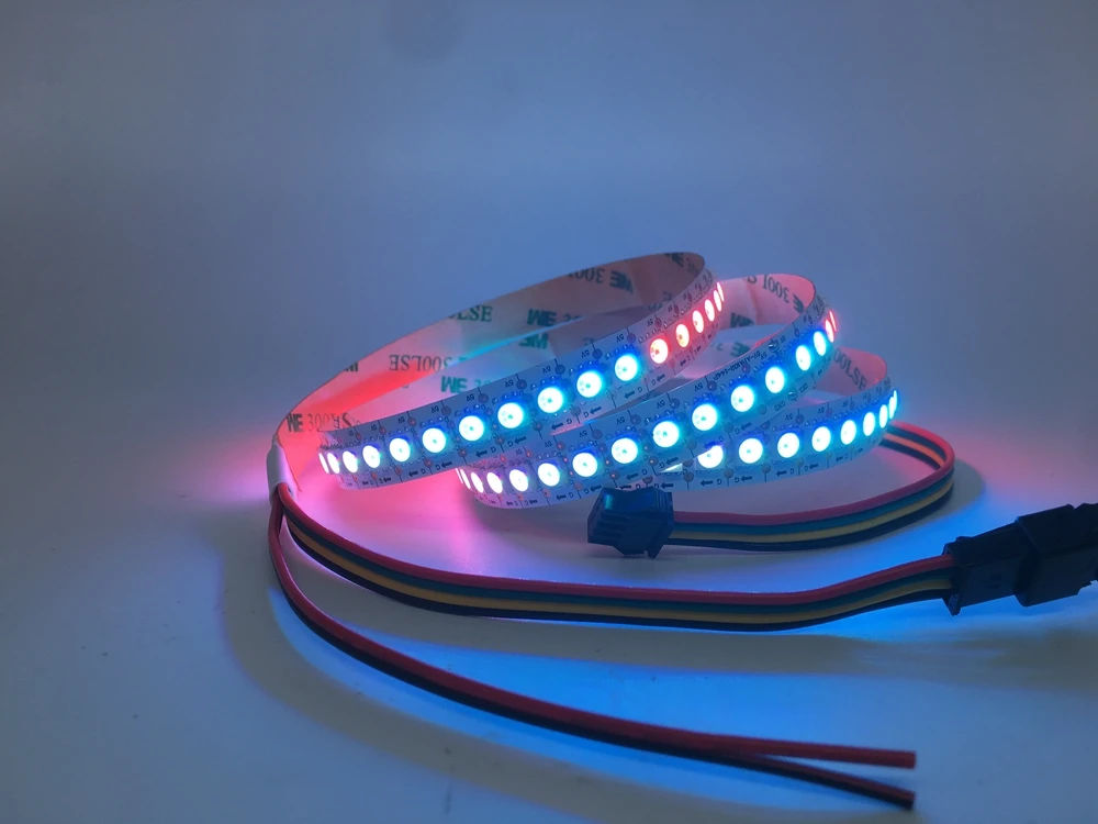 APA102 SK9822 24/30/60/72/96/144 светодиодов/Пиксели/m Smart RGB Светодиодные полосы пикселей данных и часы отдельно DC5V IP30/IP65/IP67