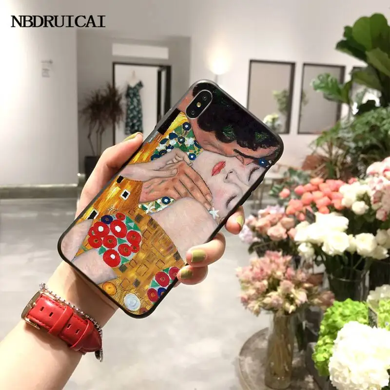 Роскошный чехол для iPhone 11 pro XS MAX 8 7 6 6S Plus X 5S SE XR с рисунком Густава Климта|Бамперы| |