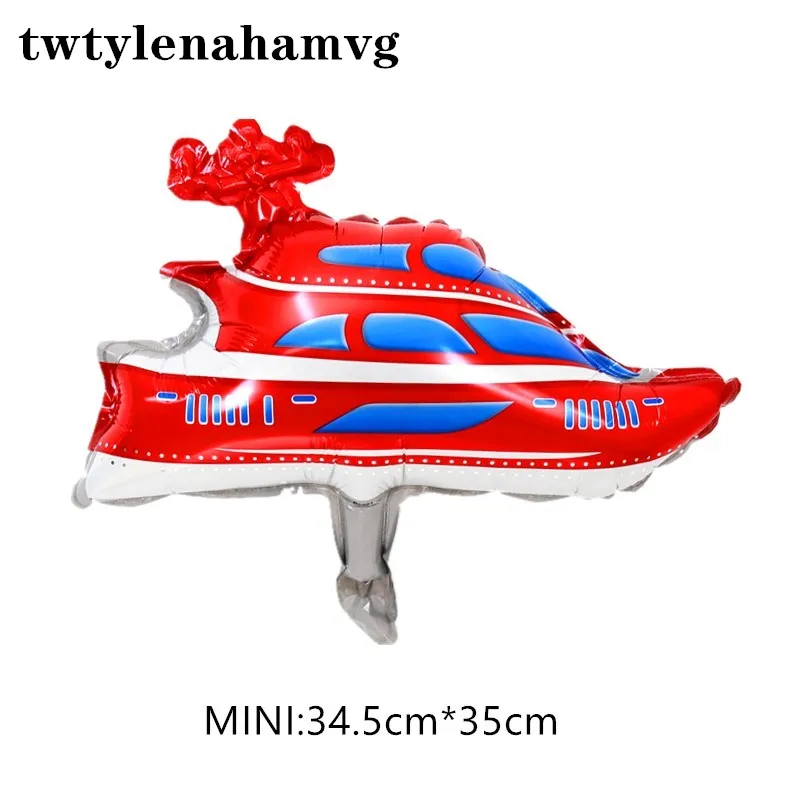 

New Mini Astronaut Rocket Fire Engine Boys' Favorite Toy Foil Balloon Birthday and Children's Day Opening Party Decorative Ball