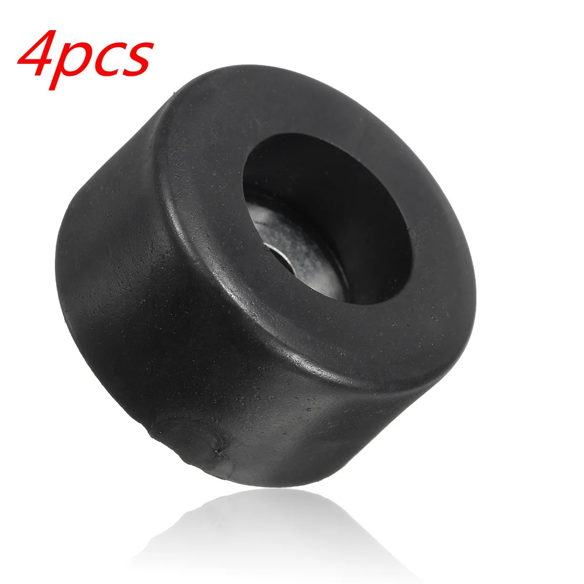 

4pcs 38mm x 19mm Large Case Speaker Cabinets Rubber Feet Damper Pad Base Durable Black