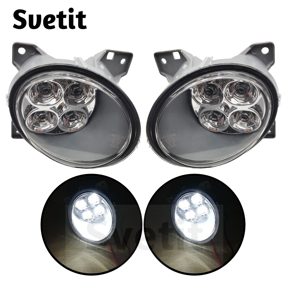 

2Pcs Front Fog Lamp For Scania Truck G440 G450 P410 24V LED Fog Lights Right And Left OEM 1931614/1931613