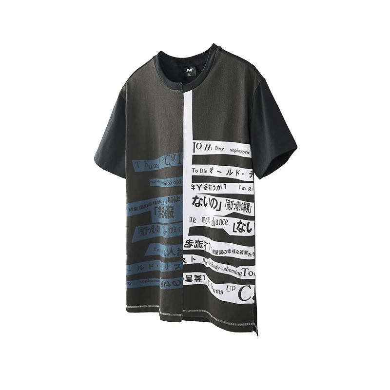 VIISHOW 2019 Новая летняя футболка с короткими рукавами для мужчин Круглый воротник