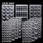 Шоколадные конфеты в форме формы Поликарбонат Молде сравнить шоколадных кондитерских изделий и пресс-формы для шоколада выпечки Формы для выпечки Инструменты