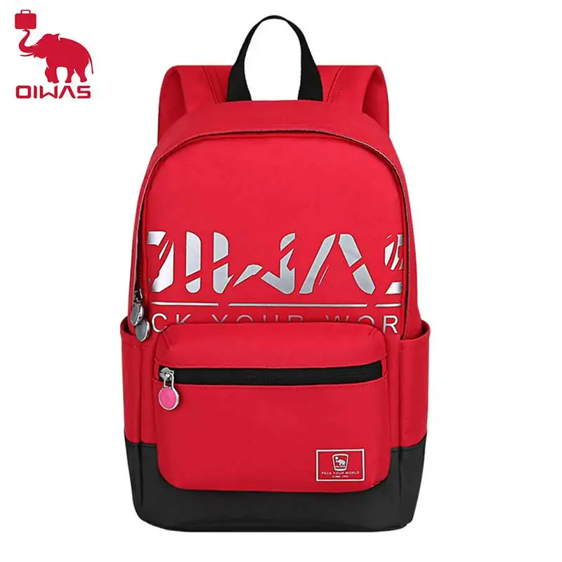 Школьная сумка Oiwas для подростков модные рюкзаки ноутбука Детская черная