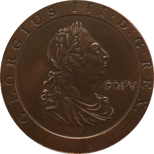 1797 Соединенные монеты Королевства копия