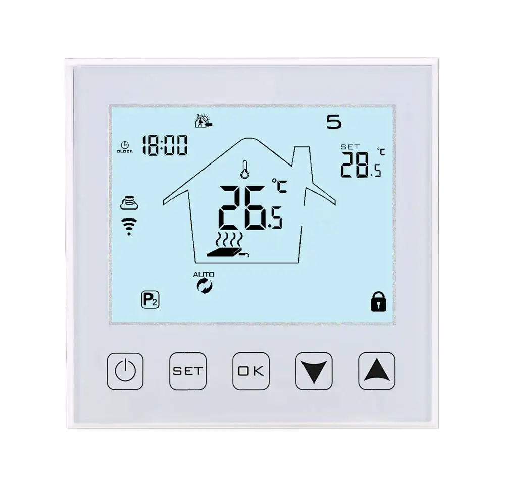 cheap price programmable digital wifi thermostat for floor heating mat systems | Floor Heating Systems &amp Parts