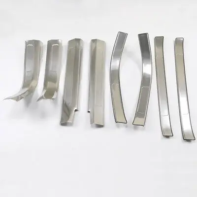 Наружная + внутренняя Накладка на порог двери из нержавеющей стали 8 шт. для Volvo XC60