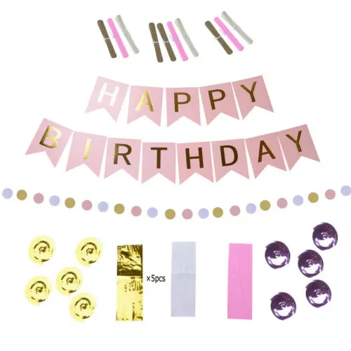 Украшение для дня рождения баннер принцессы девочки дети взрослые украшение на