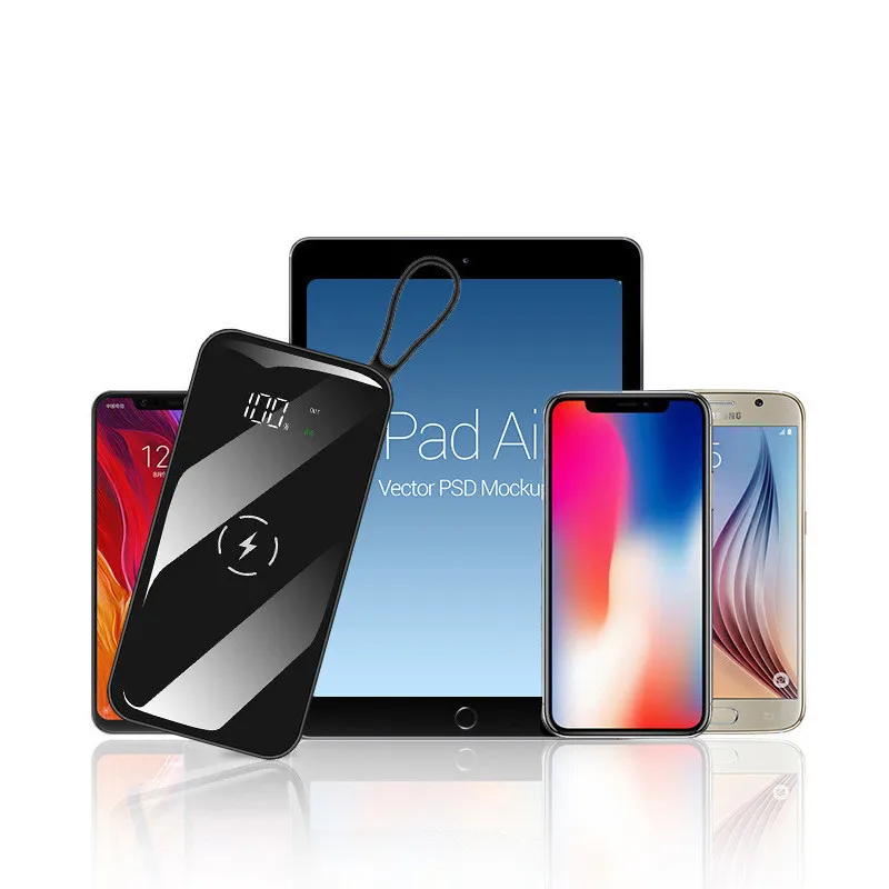 50000mah large powerbank phone charger digital display outdoor emergency portable fast charging external battery for xiaomi free global shipping