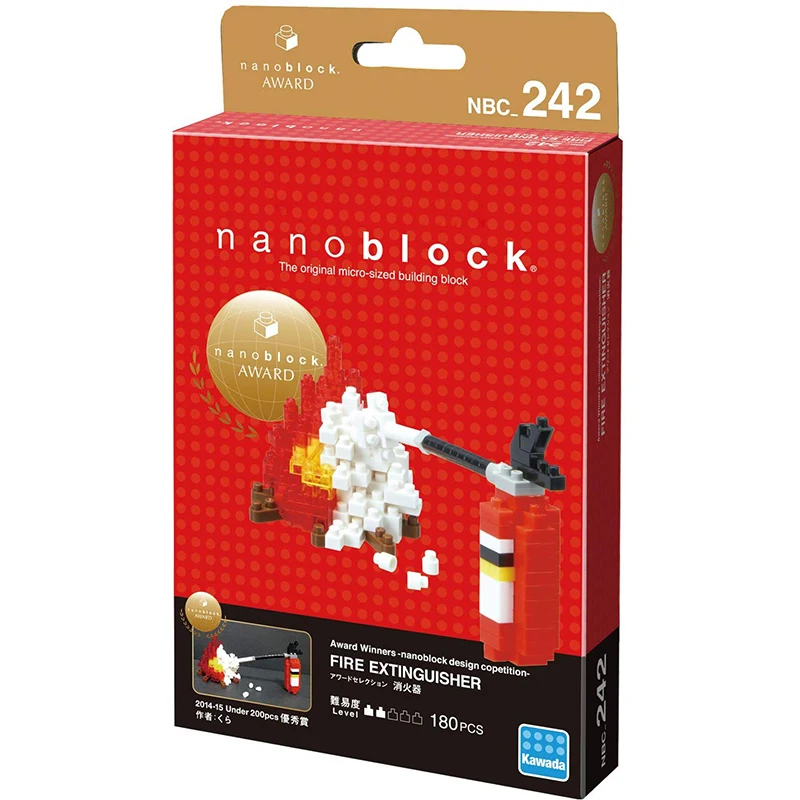 NBC-242 Nanoblock Огнетушитель строительные блоки 130 штук образовательная креативная